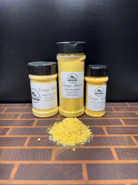 Freeze Dried Pumpkin Topper